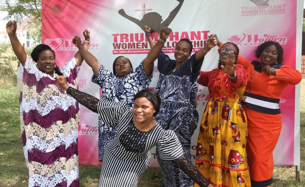 Women celebrating together
